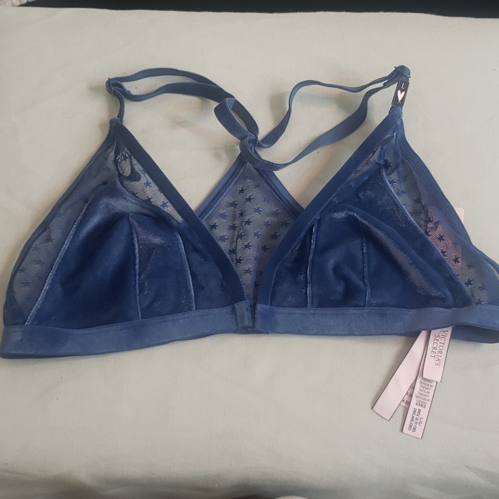 VICTORIA SECRET BLUE VELVET BRA